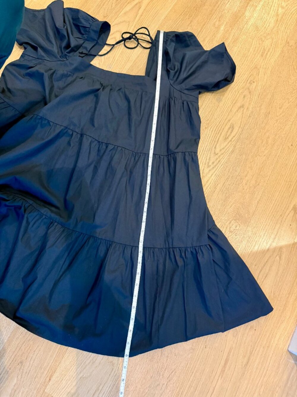 Abercrombie & Fitch Angel Sleeve Trapeze Mini Dress - NWT - XL - Picture 9 of 13